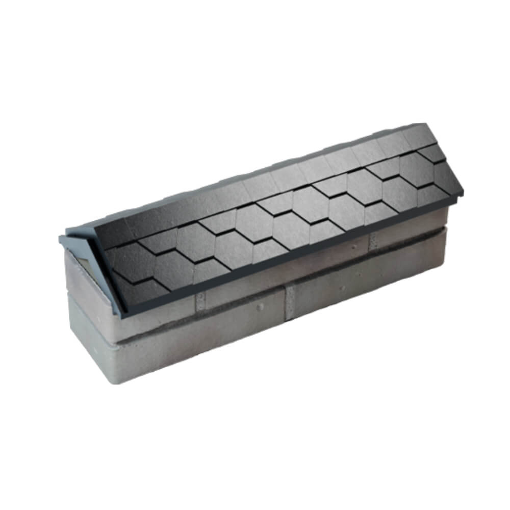 Парапет Zking Эверест Черный с посадкой на 0.5 кирпича (130мм) в Нижнем Тагиле фото