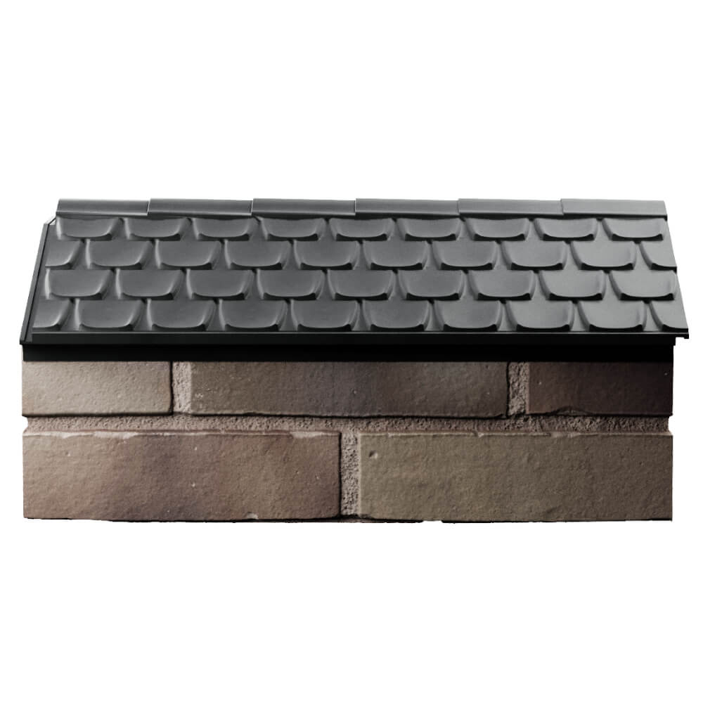 Парапет Zking Эльбрус Серый с посадкой на 1 кирпич (255мм) в Нижнем Тагиле фото