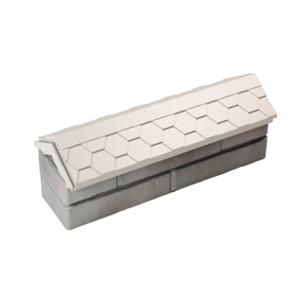 Парапет Zking Эверест Бежевый с посадкой на 0.5 кирпича (130мм) в Нижнем Тагиле фото