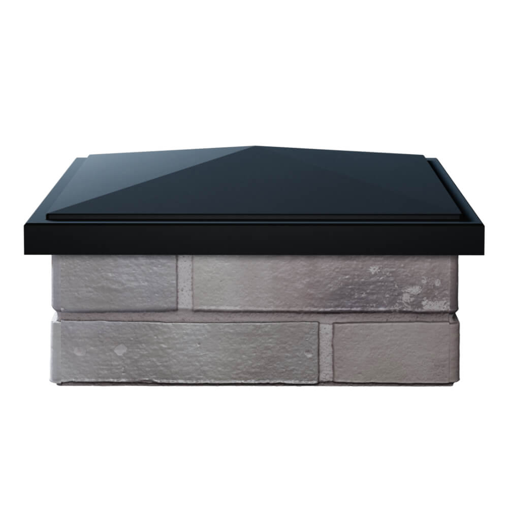 Колпак Zking БонаМоно Черный на столб 1.5х1.5 кирпича (385х385, 400х400мм) Нижний Тагил фото