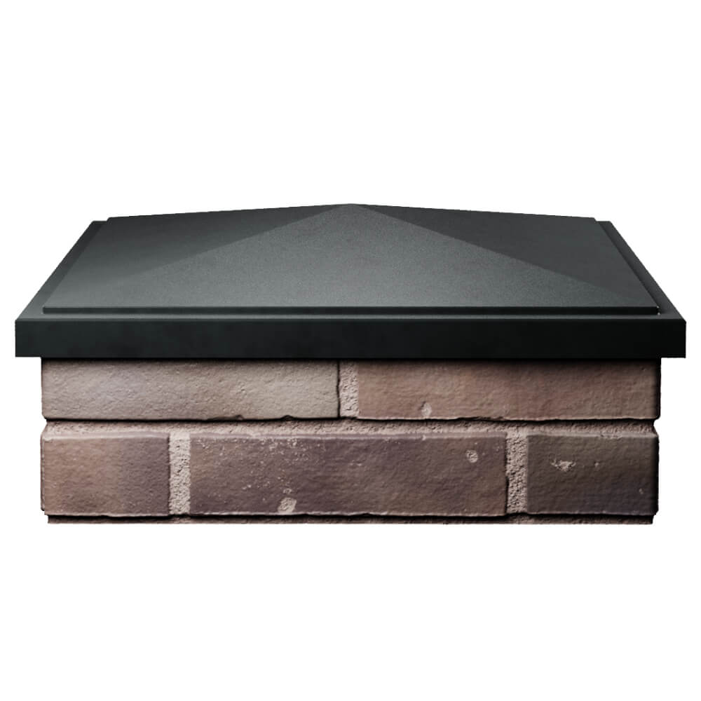 Колпак Zking БонаМоно Черный на столб 2х2 кирпича (515х515, 530х530мм) Нижний Тагил фото