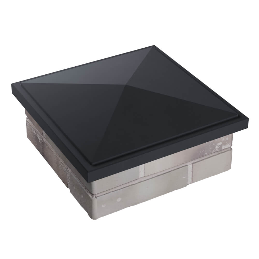 Колпак Zking БонаМоно Серый на столб 1.5х1.5 кирпича (385х385, 400х400мм) в Нижнем Тагиле фото