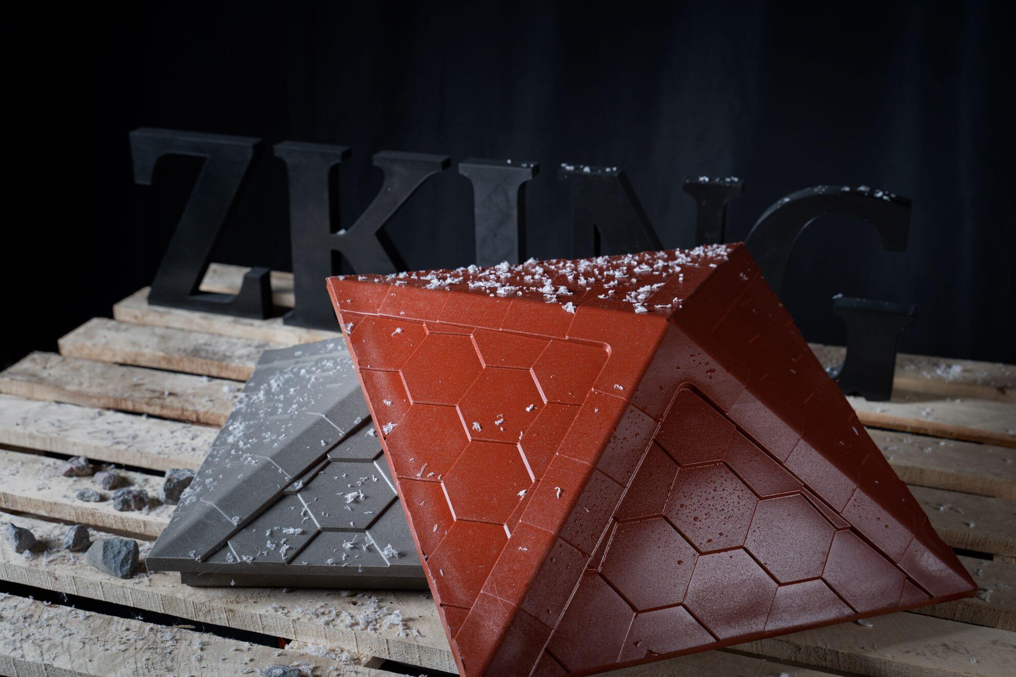 Колпак Zking Эверест Красный на столб 1.5х1.5 кирпича (390х390мм) в Нижнем Тагиле фото