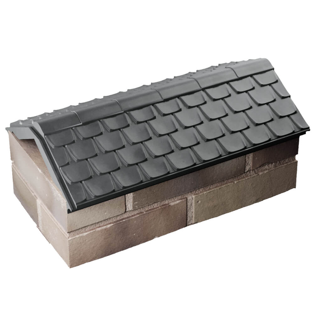 Парапет Zking Эльбрус Серый с посадкой на 1 кирпич (255мм) в Нижнем Тагиле фото