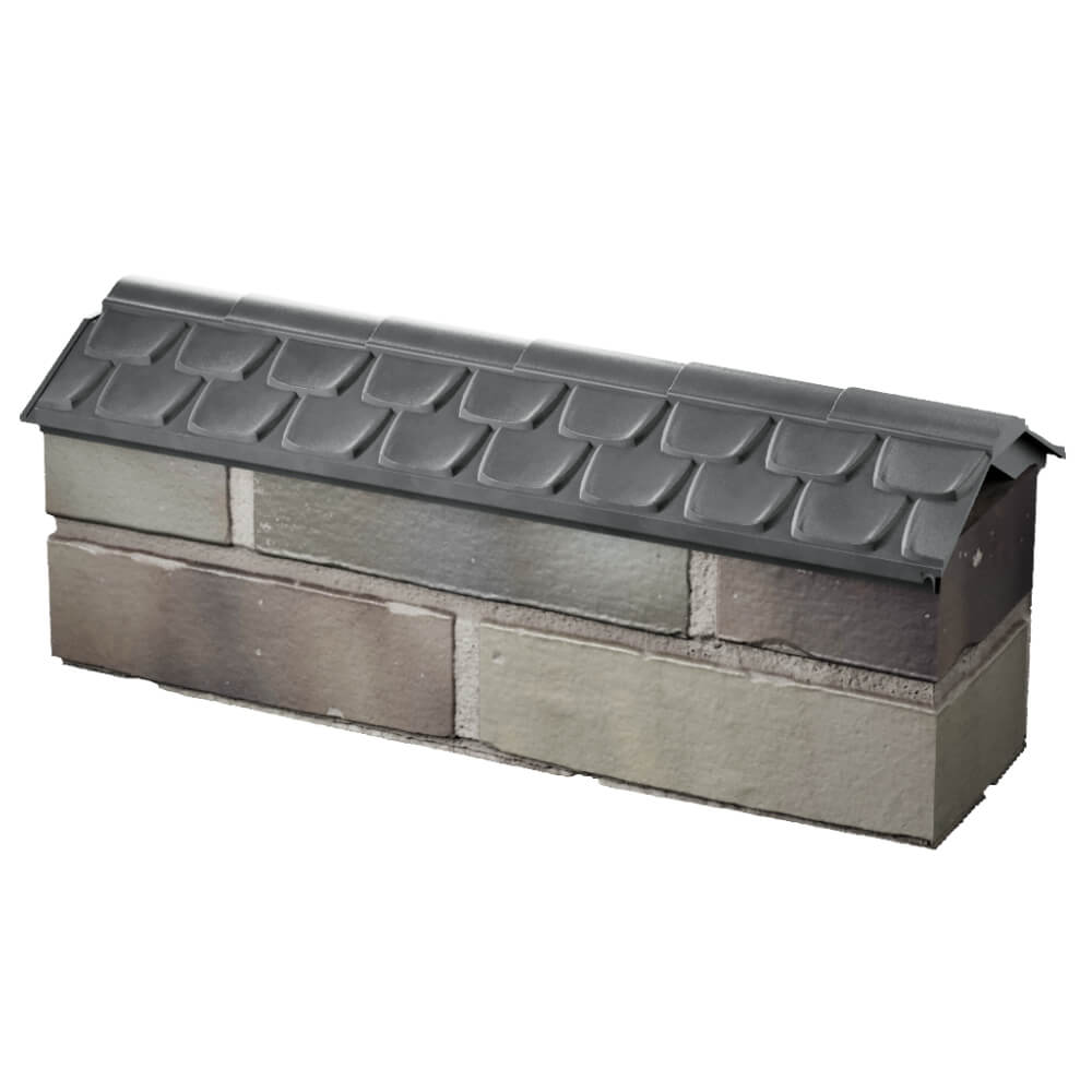 Парапет Zking Эльбрус Серый с посадкой на 0.5 кирпича (130мм) в Нижнем Тагиле фото