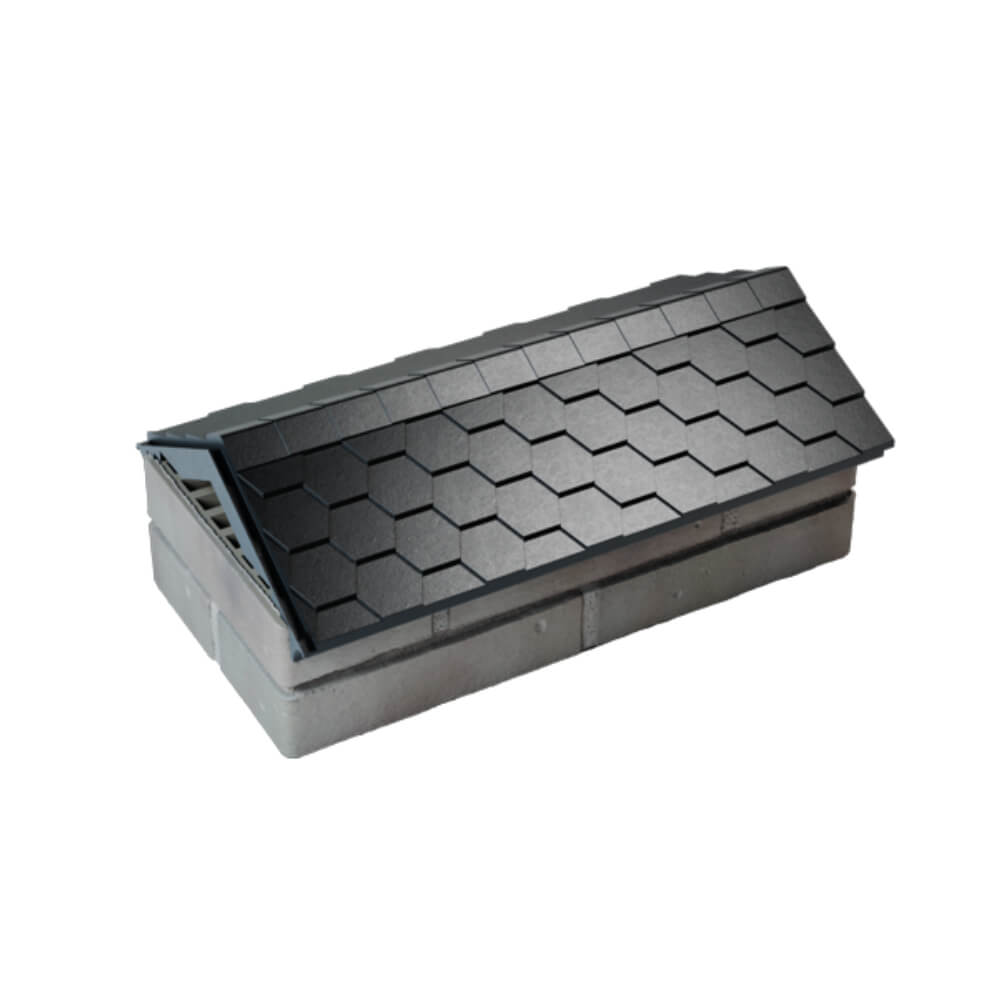 Парапет Zking Эверест Черный с посадкой на 1 кирпич (200/225/255мм) в Нижнем Тагиле фото