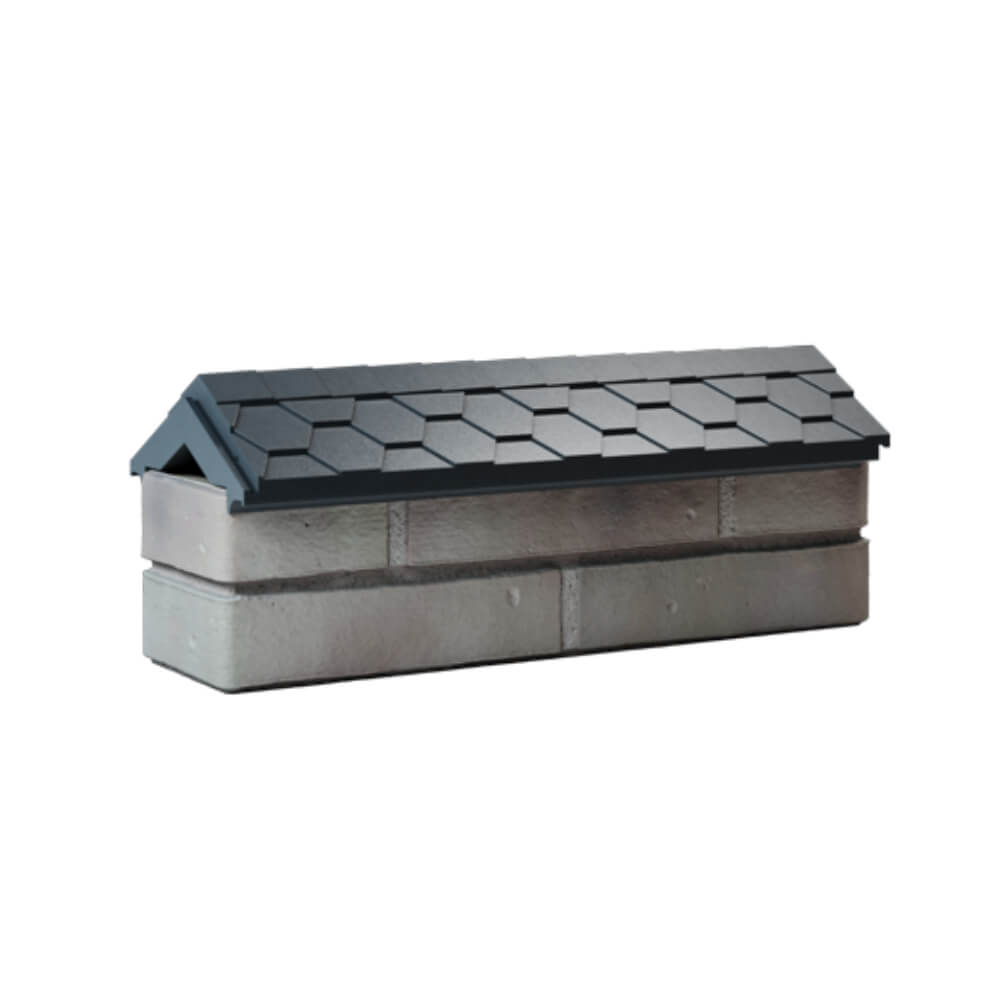 Парапет Zking Эверест Серый с посадкой на 0.5 кирпича (130мм) Нижний Тагил фото