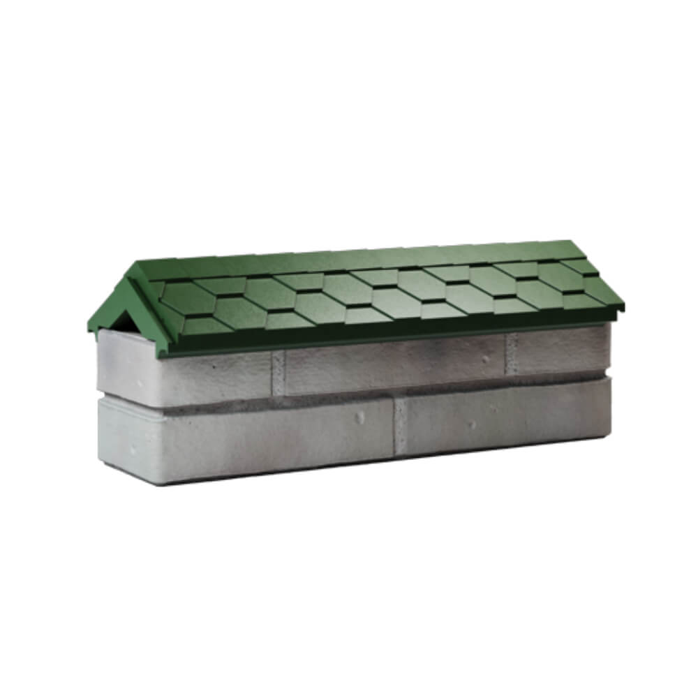 Парапет Zking Эверест Зеленый с посадкой на 0.5 кирпича (130мм) Нижний Тагил фото