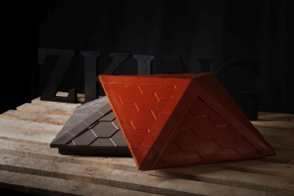 Колпак Zking Эверест Красный на столб 1.5х1.5 кирпича (390х390мм) в Нижнем Тагиле фото