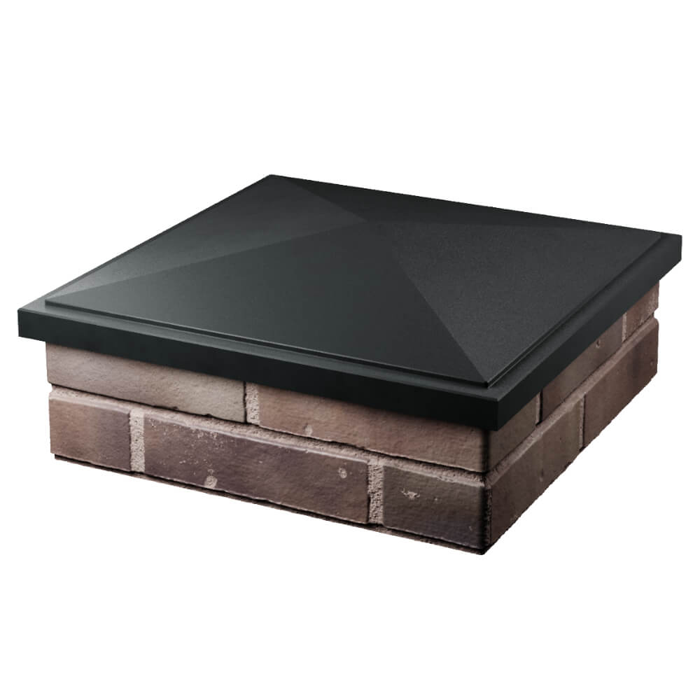 Колпак Zking БонаМоно Черный на столб 2х2 кирпича (515х515, 530х530мм) в Нижнем Тагиле фото