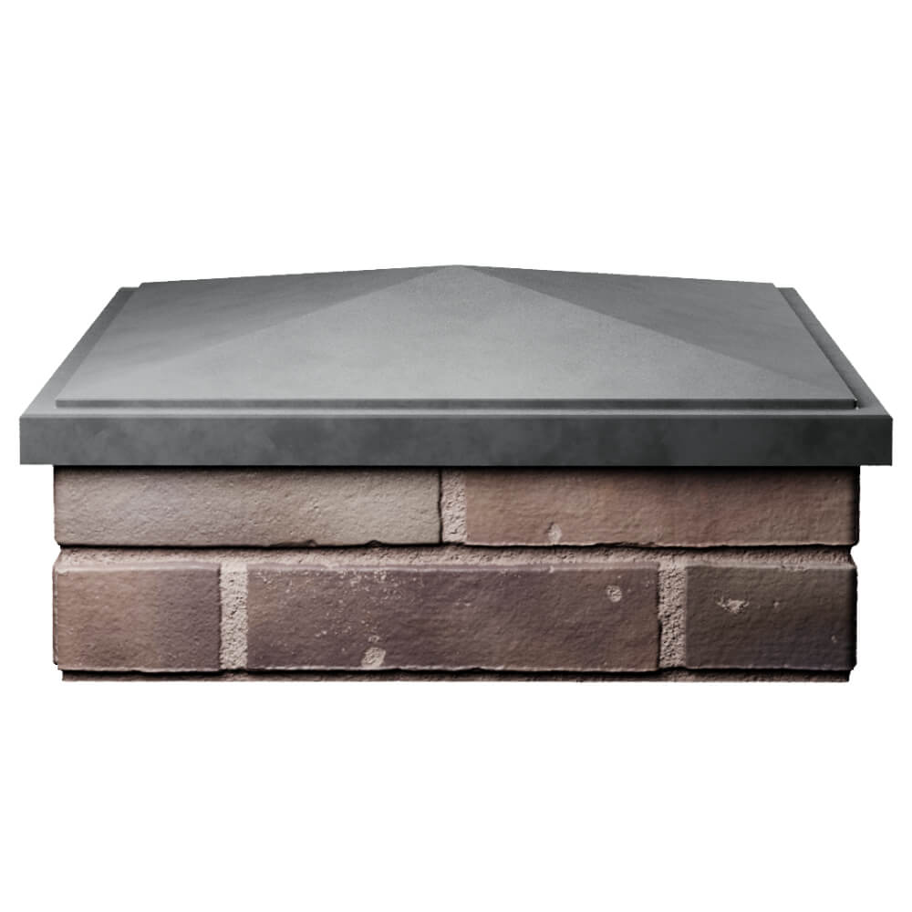 Колпак Zking БонаМоно Серый на столб 2х2 кирпича (515х515, 530х530мм) Нижний Тагил фото