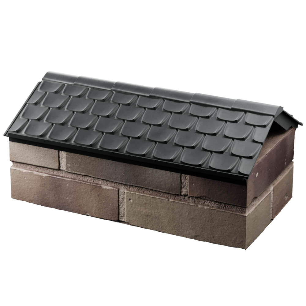 Парапет Zking Эльбрус Серый с посадкой на 1 кирпич (255мм) в Нижнем Тагиле фото