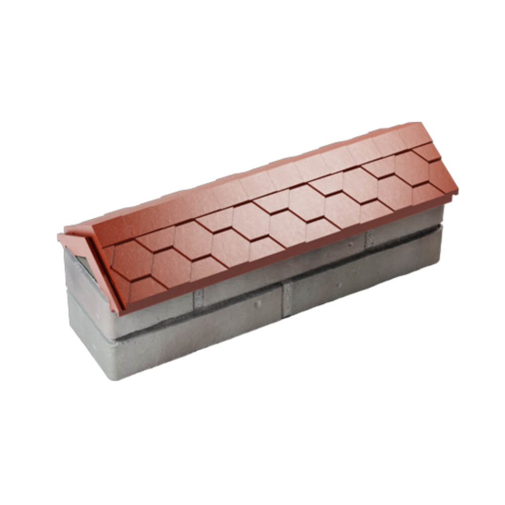 Парапет Zking Эверест Красный с посадкой на 0.5 кирпича (130мм) в Нижнем Тагиле фото