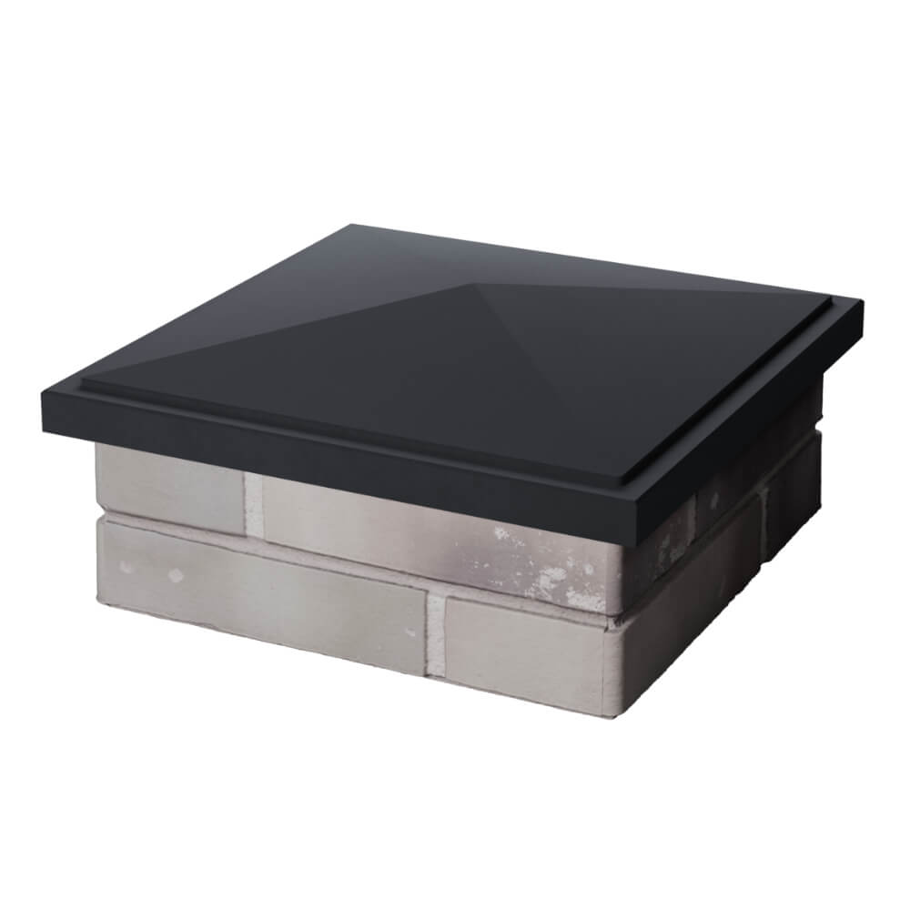 Колпак Zking БонаМоно Серый на столб 1.5х1.5 кирпича (385х385, 400х400мм) в Нижнем Тагиле фото