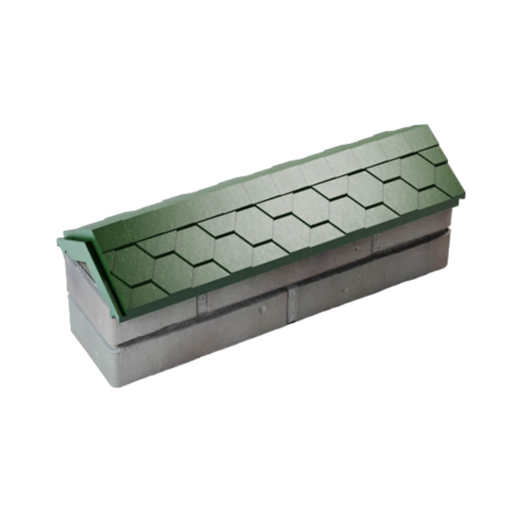 Парапет Zking Эверест Зеленый с посадкой на 0.5 кирпича (130мм) в Нижнем Тагиле фото