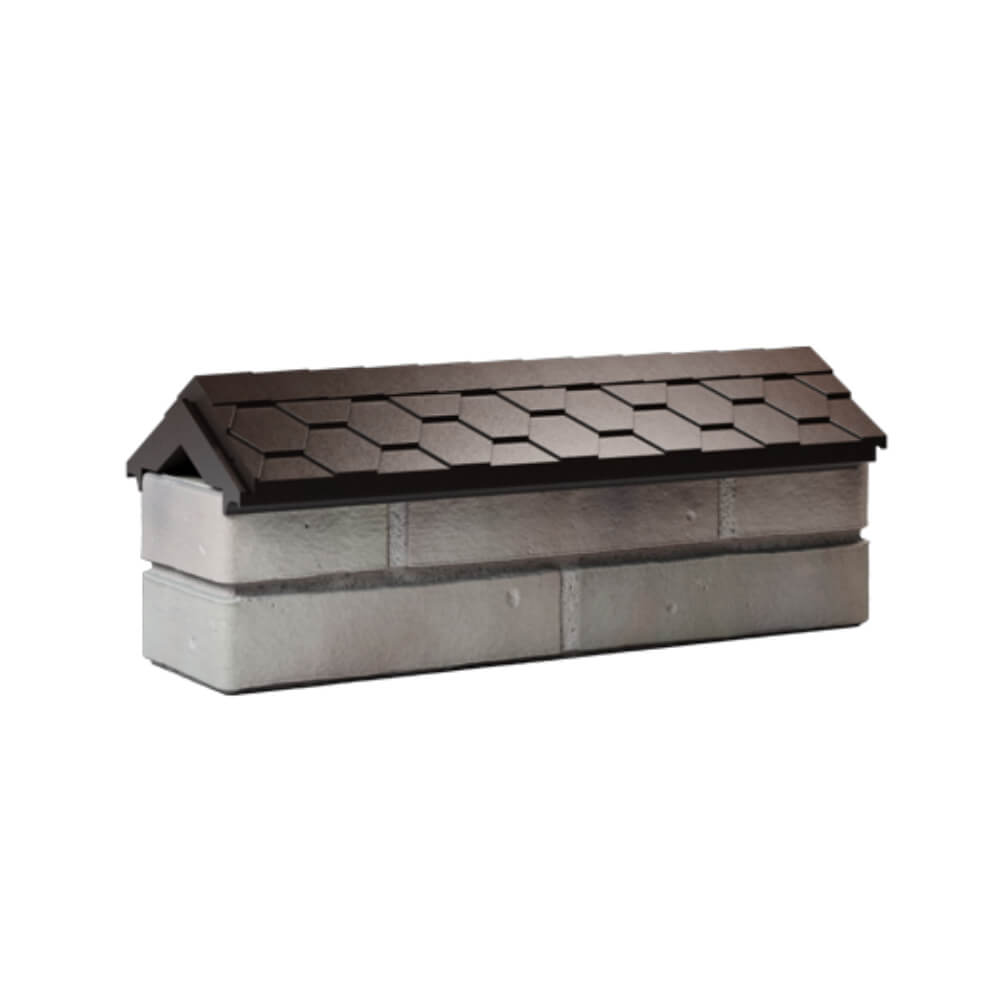 Парапет Zking Эверест Коричневый с посадкой на 0.5 кирпича (130мм) Нижний Тагил фото