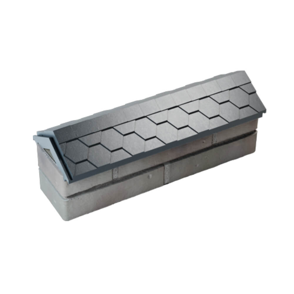 Парапет Zking Эверест Серый с посадкой на 0.5 кирпича (130мм) в Нижнем Тагиле фото